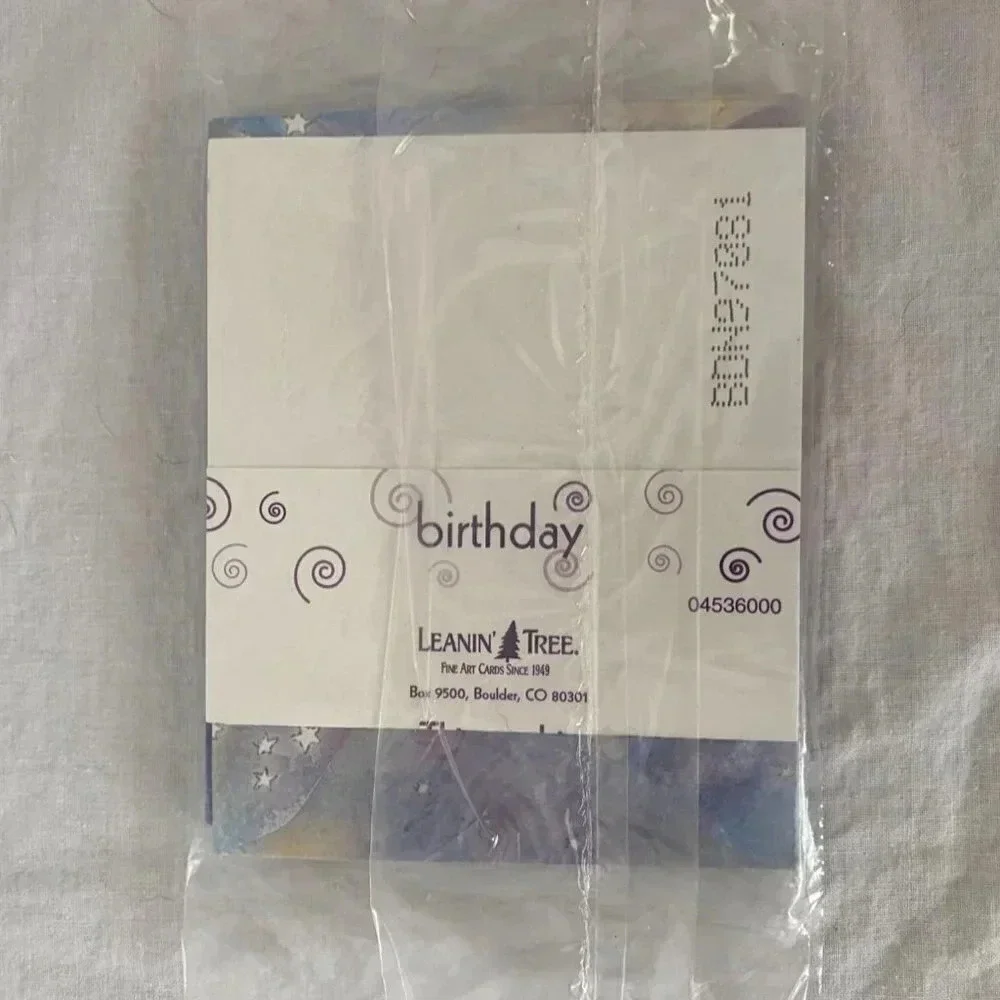 CELEBRATE 6/PK Leanin' Tree‎ Greeting Cards Party Hats Flavia Weedn NOS Vintage